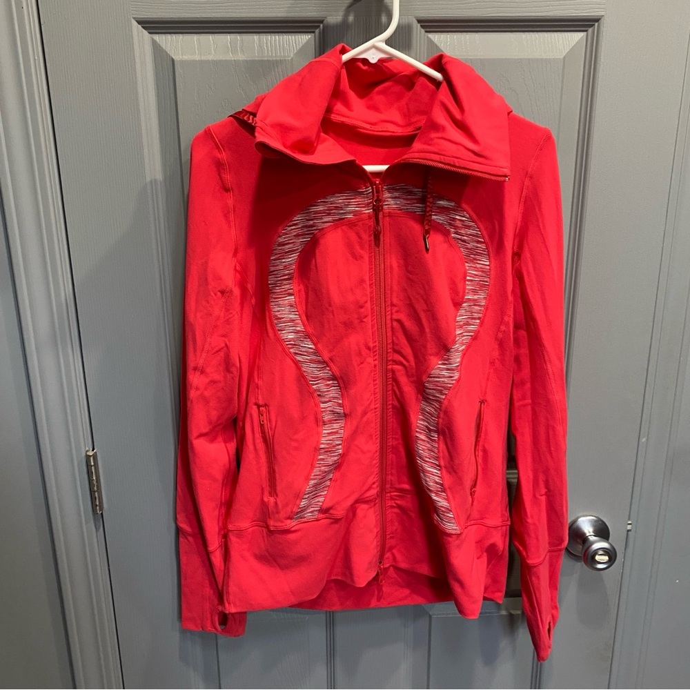 Lululemon Red/Orange Jacket - Size 8